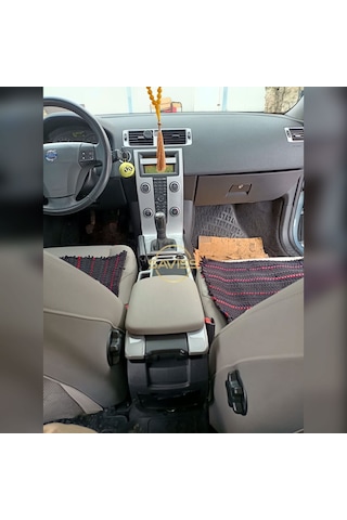 Volvo S40/V50/C30 2003/2009 Full Set, Gümüş Gri Konsol Maun Kaplama (Gümüş Gri)