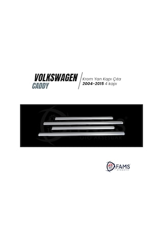 Vw Caddy Krom Yan Kapı Çıtası 4 Kapı 2004-2015 P.çelik