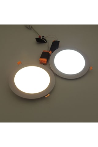 Sıva Altı Slim Led Panel Armatür Trafolu 3/6/9/12/16/20/25W 2Renk Beyaz