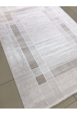 Padişah Halı Eternity 78677 070 Serisi Akrilik Salon Oturma Odası Halısı Krem - Kahve