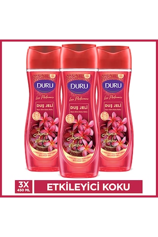 Duru Lux Perfumes Jasmin Amber Duş Jeli 3 x 450 ML