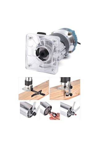 Staxx Blue S35MF 3500 W 6 MM Mini Freze Formika Traşlama Makinesi