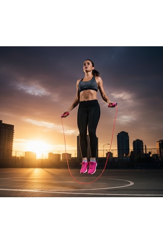 Sayaçlı Atlama İpi - Fitness - Crossfit- Rope - Jump - Body - Sağlık - Egzersiz - Spor