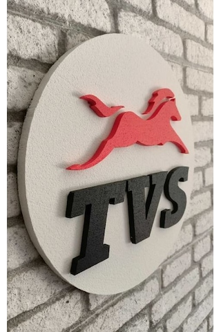 Tvs Logo 50x50 Tvs Motor Logosu 3d Tvs Logo Strafor Logo 50 x 50
