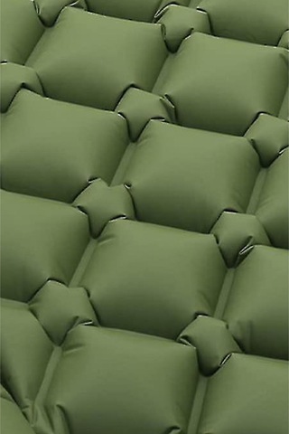 Nurcamp Pompasız Ayakla Şişen Çift Kişilik Katlanır Kamp Yatağı Yeşil