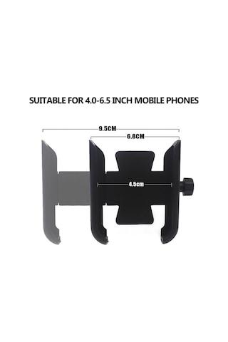 Fortunelane Motosiklet Aynası Cep Telefonu Tutucu Gsp Handbar Stand Braketi Honda Goldwing 1800 Gümüş-kırmızı Gümüş - Kırmızı