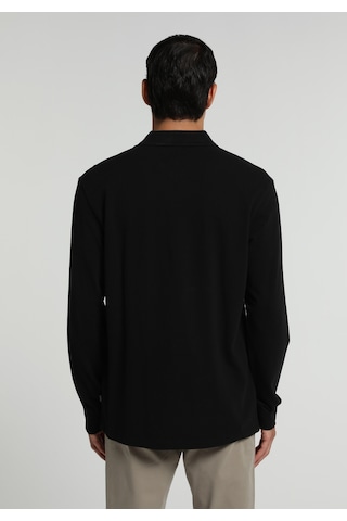 Colin's Colins Regular Fit Polo Yaka Düz Erkek Siyah Uzun Kol Tişört Cl1082503 Q1.v2 Blk