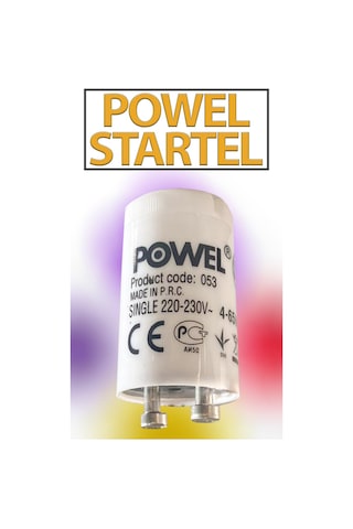 Flüorasan Lamba Starteri 4-65 Watt 220 Volt 1 Adet Powel S10
