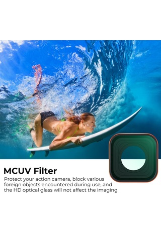K&f Concept Gopro Uyumlu Uv Filtre -yüksek Çözünürlüklü / Hero 13-12-11-10-9 Uyumludur