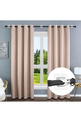 Shineyee Perde Çubukları İçin Deliksiz Montajlı Askı Kanca, Evde Kullanım, Şeffaf Renk, 20 Adet, 6x6x4 Cm, Pratik Ve Çok Amaçlı