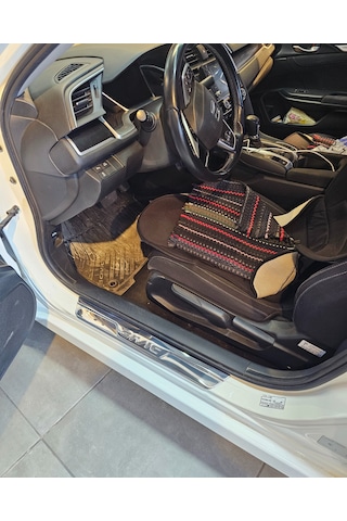 Honda Civic Fc5 2016-2021 Uyumlu Krom Kapı Eşiği