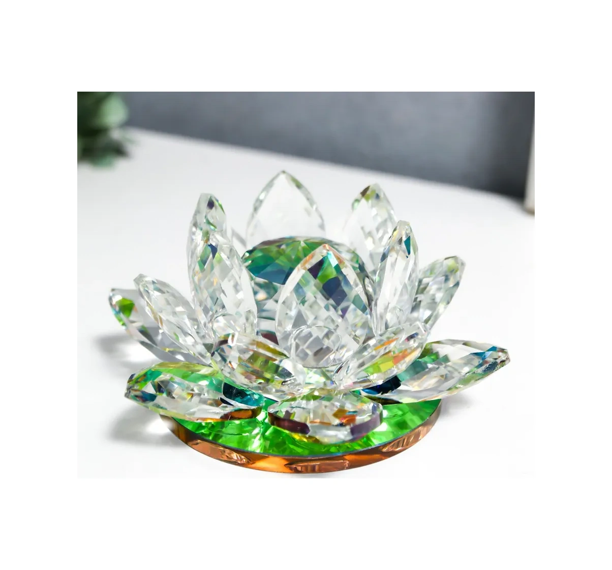 Simalend Lotus Kristal Hediyelik Üç Katlı 162929160