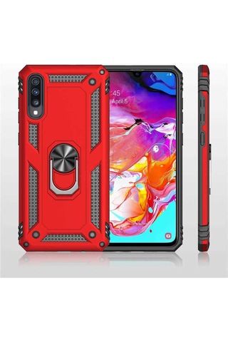 Samsung Uyumlu Galaxy A30s Kılıf Zore Vega Kapak Mavi