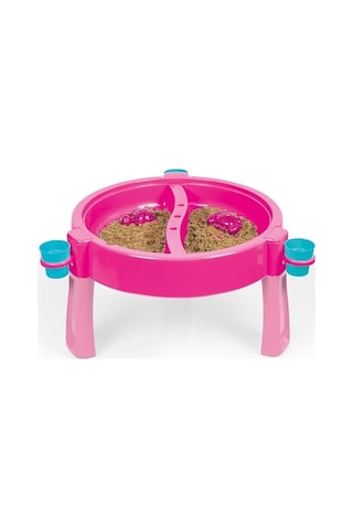Su Ve Kum Aktivite Masası Ve Çalışma Masası 3 Ü 1 Arada Pembe Unıcorn Çok Renkli