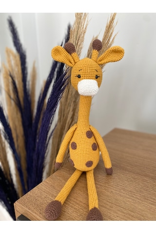 Amigurumi Zürafa Oyuncak Organik Bebek Oyuncakları