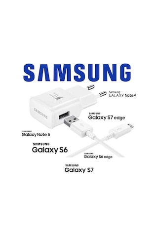 Samsung Uyumlu S6 S7 Edge Note 4 Note 5 Hızlı Şarj Cihazı Şarj Aleti