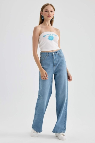 Defacto Baskılı Straplez Fitilli Kaşkorse Bluz B3998AX23HSWT32
