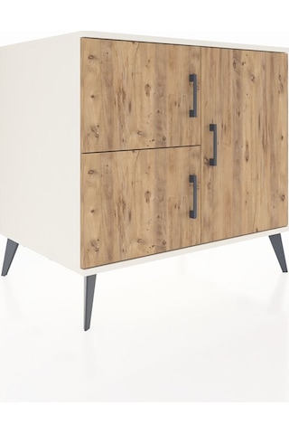 Kronos Şifonyer 2 Raflı 3 Kapaklı 88x59x80 Aytaşı-çam/antrasit Çam/antrasit