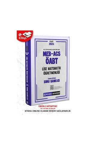 2026 Meb-ags Öabt Lise Matematik Öğretmenliği Tamamı Çözümlü E-so