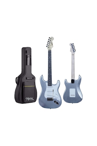 Midex Rph-30sl Maple Klavye Silver Strat Kasa Sss Elektro Gitar Seti