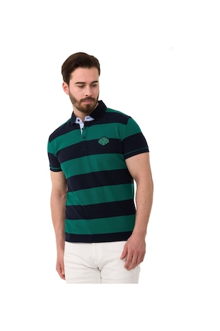 Ct741 Men S Smart-fit Polo Collar T-shirt Navy