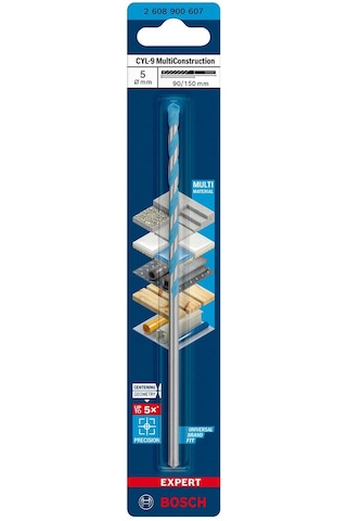 Bosch Expert 5x150 Mm Cyl-9 Çok Amaçlı Matkap Ucu 2608900607
