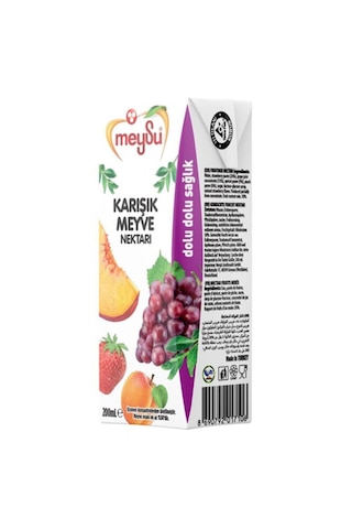 Meysu Karışık Meyve Nektarı 200 Ml X 24 Adet