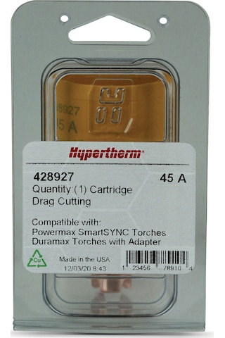 HYPERTHERM Kartuş: SmartSYNC veya Adaptör 45 A 428927