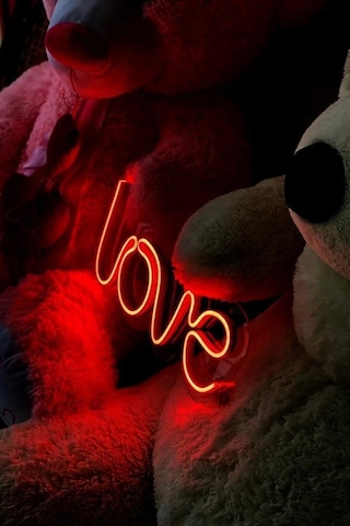 Love - Led Dekoratif Duvar Aydınlatması Neon Duvar Yazısı Sihirli Led Mesajlar
