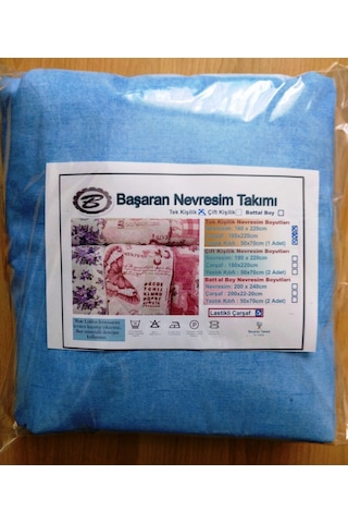 Outlet Tek Kişilik, Desensiz Çift Taraflı Nevresim Takımı