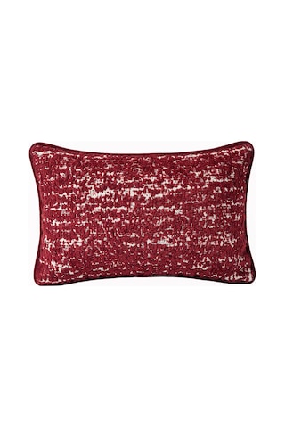 "carmine" Dokulu Kırlent Kılıfı - 30x50 - Bordo "carmine" Dokulu Kırlent Kılıfı - 30x50 - Bordo