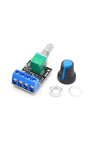 5v / 16v 10a Mini Dc Motor Sürücü Hız Kontrol Devresi 0-100% Pot Kontrollü Pwm Açma Kapama