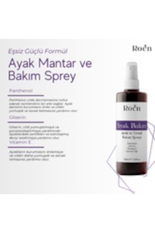 Roen Ayak , Koku, Ve Bakım Spreyi Panthenol Ve Destekli 100 ML