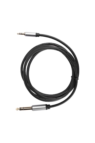 Ximistore9 1.8m 3.5mm'den 6.5mm'ye Alüminyum Allüviyum Ses Kablosu - Kaliteli Ses, Dayanıklı, Plug & Play