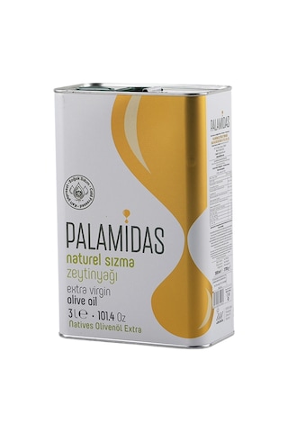 Palamidas Tnk Soğuk Sıkım Natürel Sızma Zeytinyağı 3 L