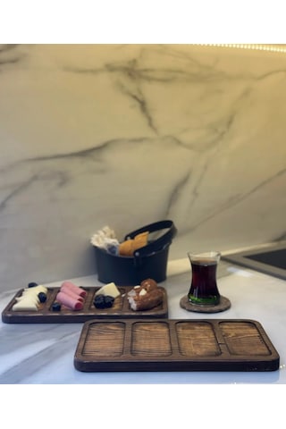 Sunum Tabağı Kahvaltılık Dekoratif
