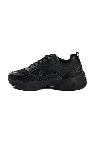 Conpax 6042-25 Deri Anorak Anatomik Kadın Sneaker Siyah