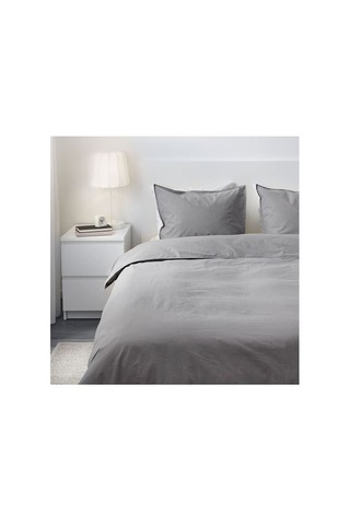 Ikea Angslılja Çift Kişilik Nevresim Takımı 220 X 240 Cm Gri