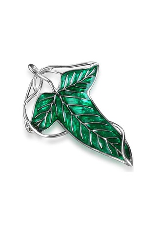 Lemestar Yaprak Desenli Broş - Allyuminyum Malzeme, 6.1x4.1 Cm, Çok Katmanlı Elektrokaplama Teknolojisi İle Dayanıklı Tasarım Çok Renkli