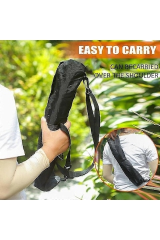 Bloomnest Katlanır Yürüyüş Bastonu, Üçayaklı Tabure, Ayarlanabilir Yükseklik, Açık Hava Sandalyesi, Taşınabilir Kamp Oturma Altın - Siyah