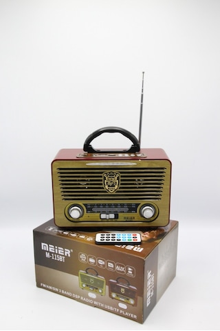 Meier M-115Bt Bluetootlu-Kumandalı Usb/Sd/Mp3 Şarjlı Radyo
