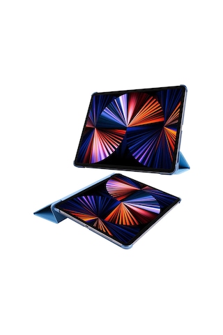Apple Uyumlu iPad Pro 12.9 2021 5.nesil Smart Cover Standlı Tablet Kılıf Diğer