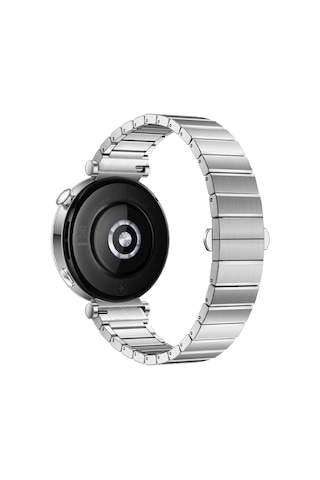 Huawei Watch Gt6 41mm İle Uyumlu Renk Detaylı 18mm Paslanmaz Çelik Metal Kordon Kayış