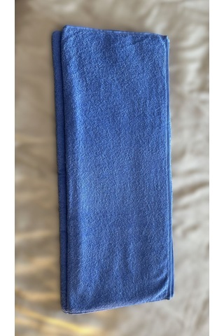 Ağcabay Tekstil Otel Tipi %100 Pamuk Mavi Banyo Havlusu 90x150 Ebat 600gr Gök Mavisi