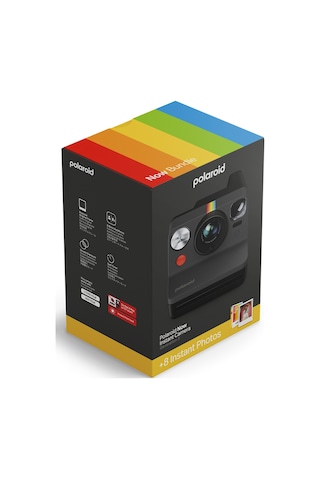 Polaroid Now Gen 3 Fotograf Makinesi + Renkli Film Bundle 8 Film
