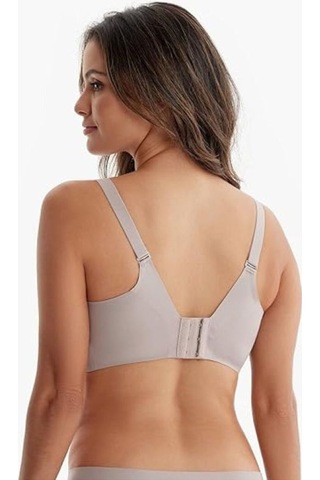 Momcozy Dikişsiz Emzirme Sütyeni, Kablosuz, Pedli, Yumuşak Ve Rahat Bralet Gri