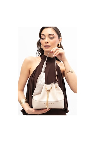 Sisley Kadın Kol Çantası Sly423 Beyaz