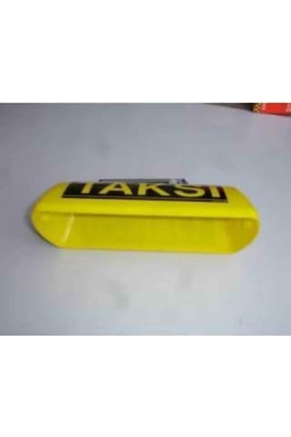 Taksi Levhası Camı Sarı Taksi Yazılı