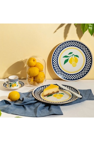 Porser Blue Zest Chic 6 Parça Servis Seti