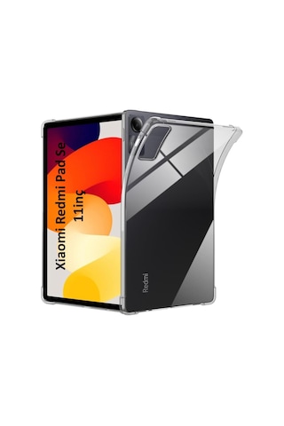 Samsung Galaxy Uyumlu Tab S9 Fe Kılıf Darbelere Dayanıklı Şeffaf Kapak